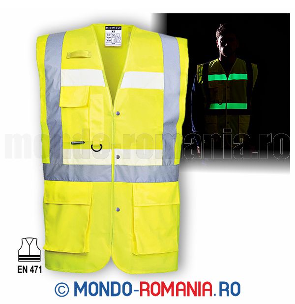 Veste reflectorizante - Vesta reflectorizanta GLOWTEX Executive - G476